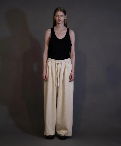 ワイドパンツ ジーンズ 「my beautiful landlet」SOFT DENIM PANTS メンズ レディースの画像