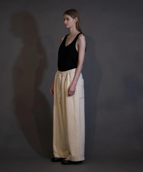 ワイドパンツ ジーンズ 「my beautiful landlet」SOFT DENIM PANTS メンズ レディースの画像