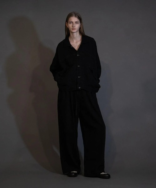 ワイドパンツ ジーンズ 「my beautiful landlet」SOFT DENIM PANTS メンズ レディースの画像