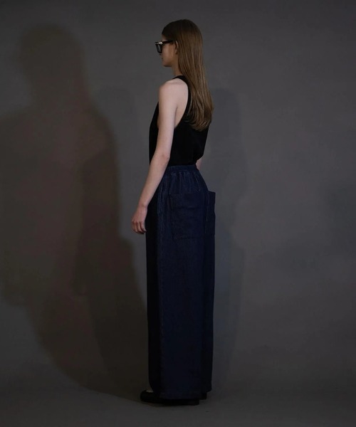 ワイドパンツ ジーンズ 「my beautiful landlet」SOFT DENIM PANTS メンズ レディースの画像
