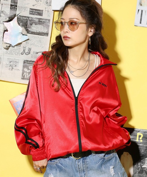 NERDY ジャージ グロッシートラックトップ レディース