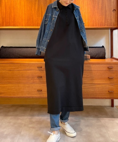 BEARDSLEY（ビアズリー） ニットワンピース FREE ブラック レディース