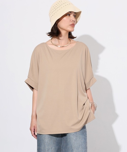 tシャツ チョーカー付きプルオーバー レディース