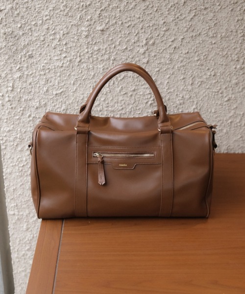 ヌネラ　nunela　チェック柄ボストンバッグ nunela ボストンバッグ トラベルボストンバック「No.9」 レディース