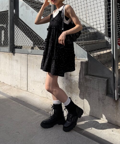 w closet（ダブルクローゼット） ワンピース 「新色ドット柄が登場