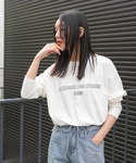 tシャツ フレンチフォントロンT レディースの詳細画像2