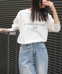 tシャツ フレンチフォントロンT レディースの詳細画像3