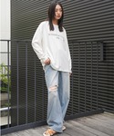 tシャツ フレンチフォントロンT レディースの詳細画像4