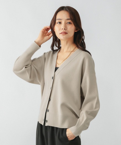 GLOBAL WORK（グローバルワーク） カーディガン スウェットライクV