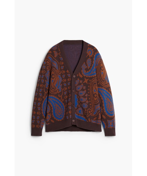 新品デシグアル Desigual ゆったりニットカーディガン デシグアル Desigual 花柄カーディガン （ホワイト） -アウトレット