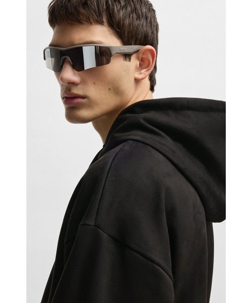 BOSS（HUGO BOSS） パーカー プルオーバー スクエアロゴ フーディ