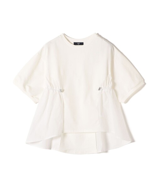 「SHIPS Colors」 半袖カットソー ONE SIZE ライトグリーン レディース_画像3