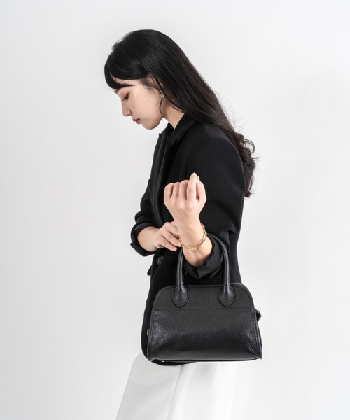 ANTONELLO MASI 黒 ハンドバッグ ショルダーバッグ バッグ 「ANTONELLO MASI/アントネッロマージ