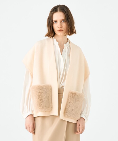 Ballsey（ボールジィ） カーディガン ウールポリエステルミラノリブ