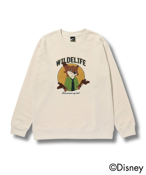 Disney（ディズニー） トレーナー スウェット ズートピア ニックサガラ