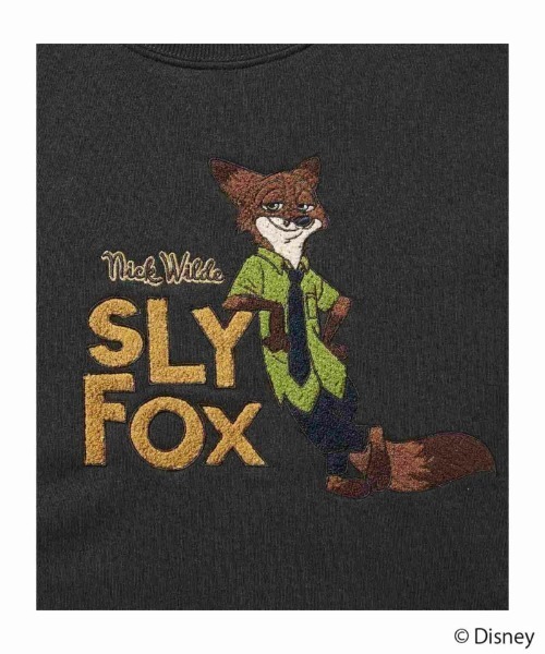 Disney（ディズニー） トレーナー スウェット ズートピア ニックサガラ