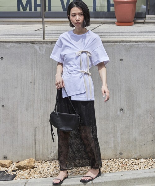 「Firsthand」 半袖Tシャツ FREE ピンク レディース_画像2