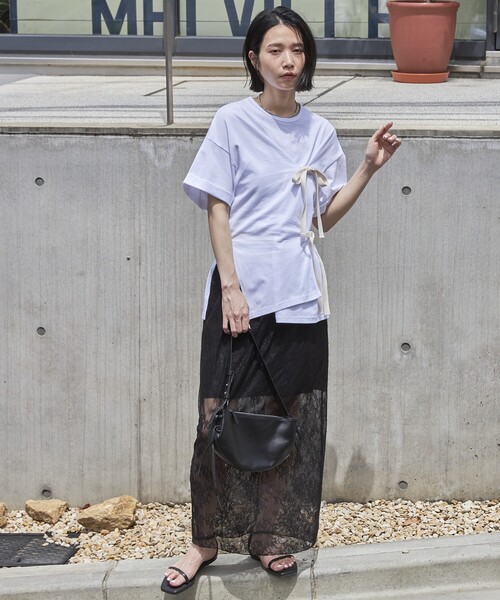 「Firsthand」 半袖Tシャツ FREE ピンク レディース_画像8