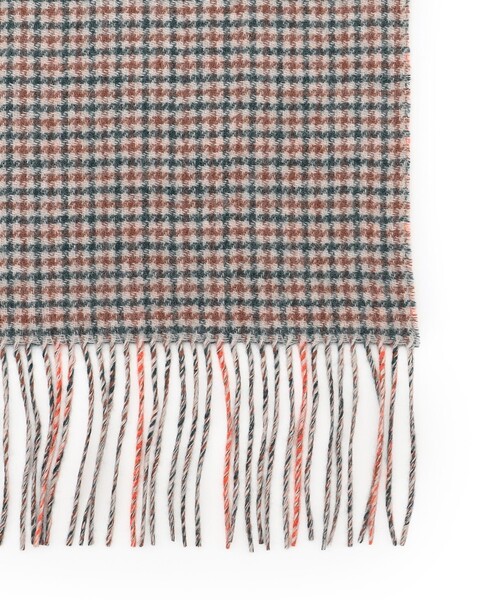 J.PRESS（J.プレス） マフラー リバーシブルカシミヤ チェックマフラー