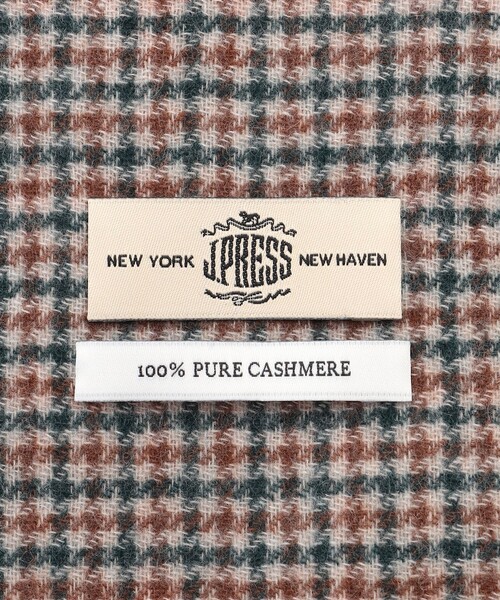 【新品】J.PRESS マフラー　リバーシブル　柄グレー　タグ付 新品】J.PRESS マフラー リバーシブル 柄グレー タグ付 新品】J.PRESS