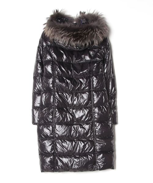 「DUVETICA」 キルティングダウンコート 40 ブラック レディース_画像2