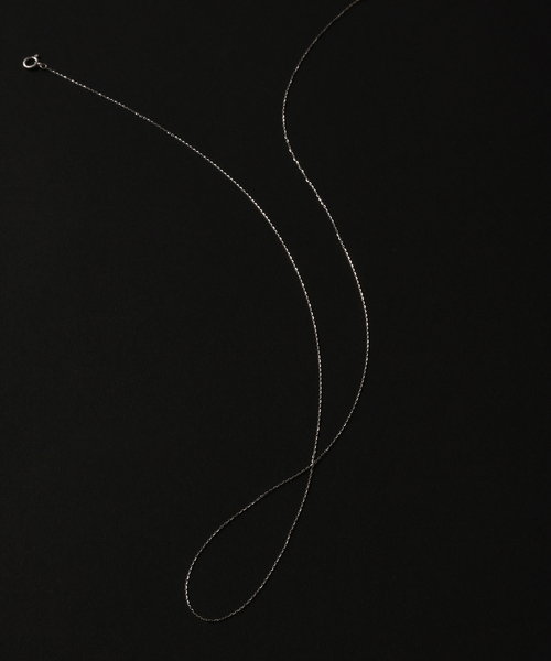 Lilas ネックレス 「WEB限定」シャインカットアズキチェーンネックレス