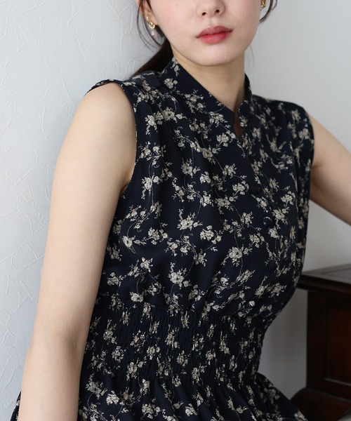 「BLUEEAST」 ノースリーブワンピース MEDIUM ブラック レディース_画像8