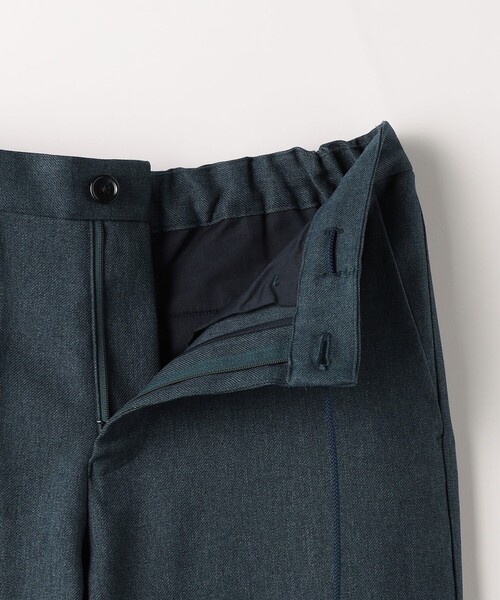 A DAY IN THE LIFE スラックス ウールライクサージ イージーパンツ