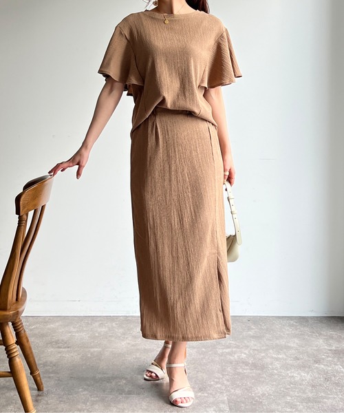 「Chez toi」 セットアップ FREE ベージュ レディース_画像5