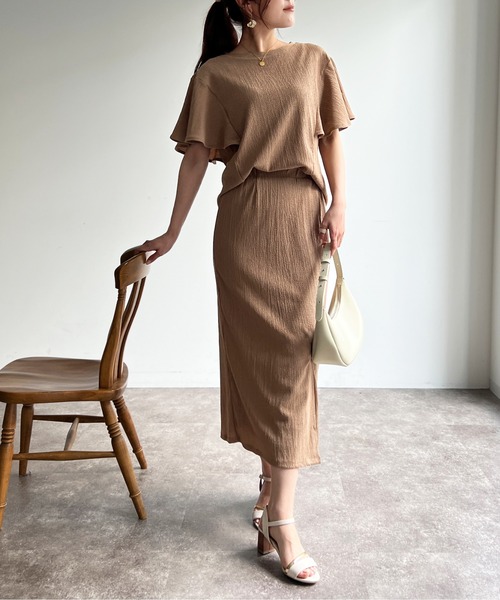 「Chez toi」 セットアップ FREE ベージュ レディース_画像7