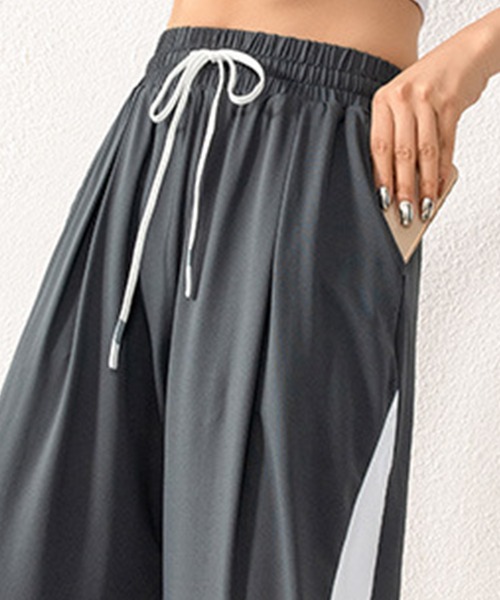 「HYSSHOP」 「DAY CLOSET」イージーパンツ M グレー レディース_画像4