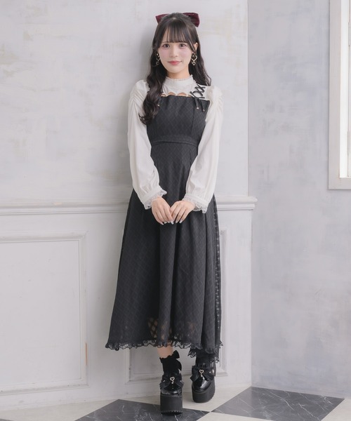 ROJITA（ロジータ） ワンピース デコルテ開きロングワンピース