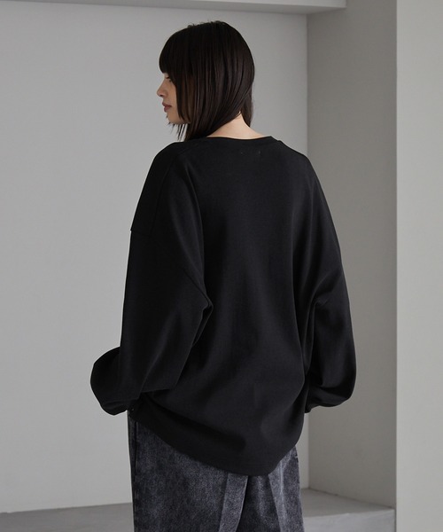 「cussil」 長袖Tシャツ M ワイン メンズ_画像3