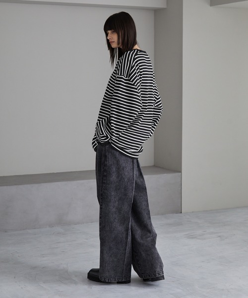 「cussil」 長袖Tシャツ M ワイン メンズ_画像8