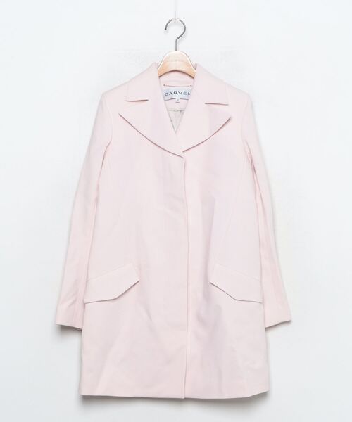 CARVEN 36 コート CARVEN（カルヴェン） ステンカラーコート 38 ライトピンク レディース