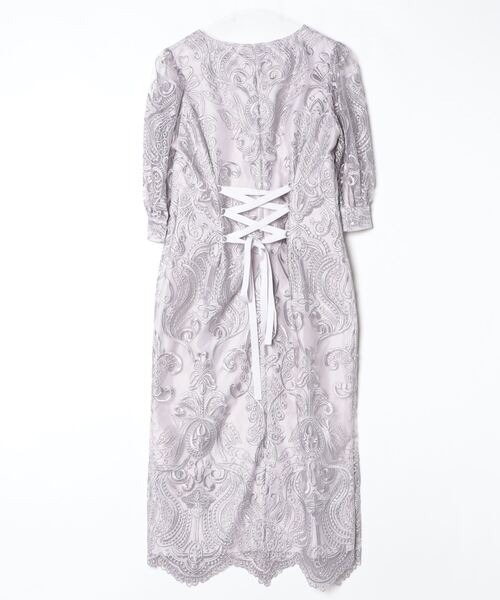 「PREFERIR」 半袖ワンピース SMALL ラベンダー レディース_画像2