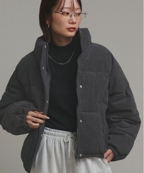 ad thie(アドティエ) ブルゾン アウター コーデュロイ パデット ad thie(アドティエ) ブルゾン アウター コーデュロイ パデット