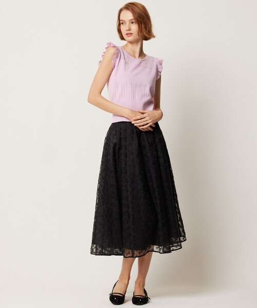 「TOCCA」 フレアスカート 4 ブラック レディース_画像2