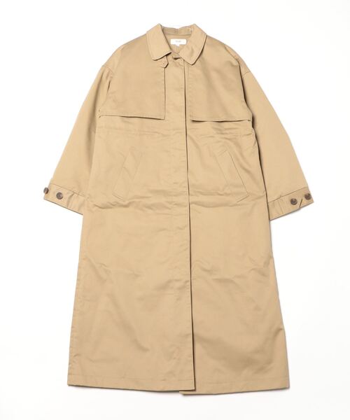 「BEAMS HEART」 トレンチコート SMALL ブラウン系その他 レディース_画像2