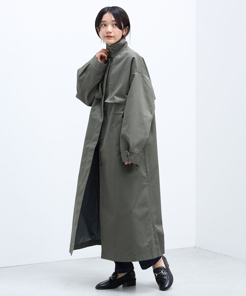 「BEAMS HEART」 トレンチコート SMALL ブラウン系その他 レディース_画像3