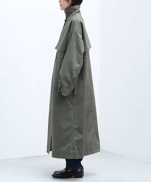 「BEAMS HEART」 トレンチコート SMALL ブラウン系その他 レディース_画像7