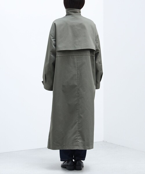 「BEAMS HEART」 トレンチコート SMALL ブラウン系その他 レディース_画像8