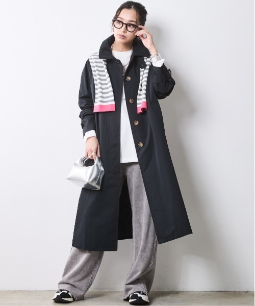 CHIC STYLE（シックスタイル） ステンカラーコート コート バルマ