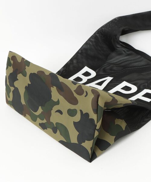 A BATHING APE（アベイシングエイプ） トートバッグ 1ST CAMO MESH BAG