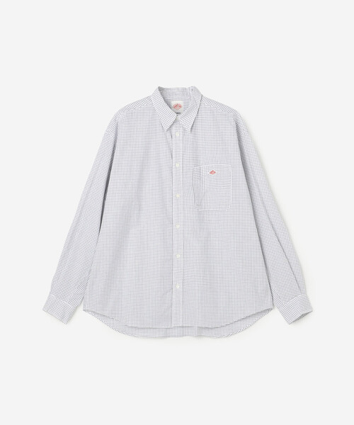 ダントン　コットン製長袖シャツ白　新品 Danton（ダントン） 長袖シャツ 38 ホワイト レディース : ZOZOTOWN