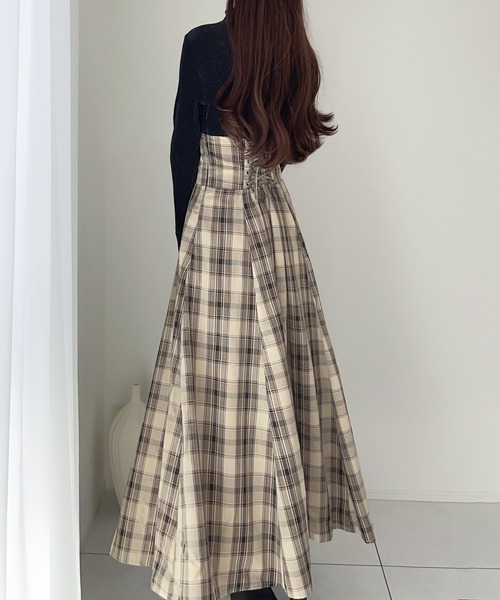 「mily bilet」 長袖ワンピース SMALL ブラック レディース_画像4