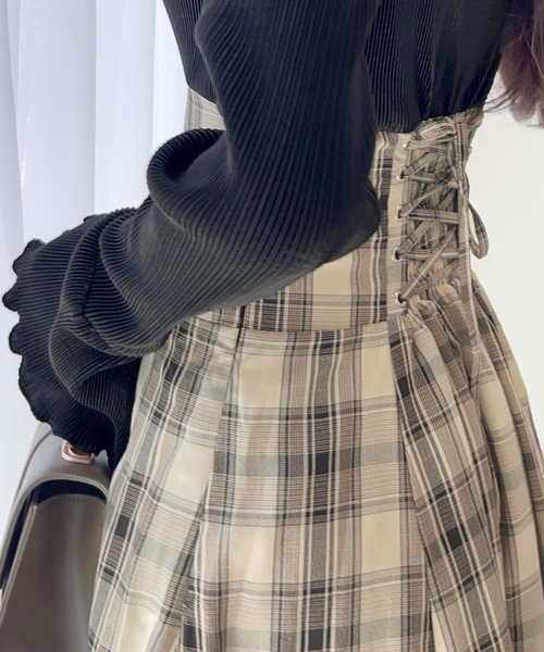 「mily bilet」 長袖ワンピース SMALL ブラック レディース_画像5