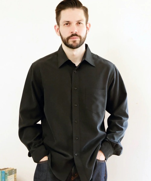 MR.OLIVE（ミスターオリーブ） シャツ 「MR.OLIVE」T/R POWDER POPLIN 
