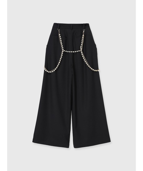 EIMY ISTOIRE（エイミーイストワール） パンツ パールチェーン  