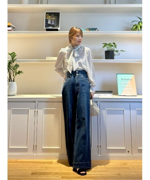 【美品】LOULOU WILLOUGHBY（ルルウィルビー）デニムパンツ LOULOU WILLOUGHBY（ルルウィルビー） ジーンズ デニム デニムパンツ